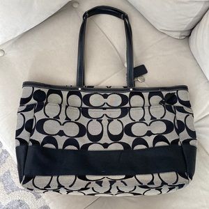 Large Coach diaper bag